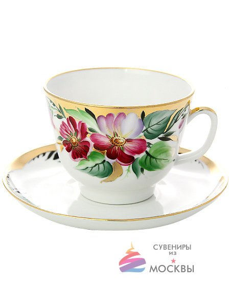 Чашка с блюдцем чайная "Надежда" Подарочная ИФЗ