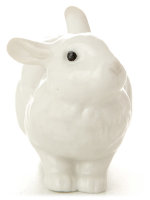 Скульптура Кролик Ушастик белый, ЛФЗ