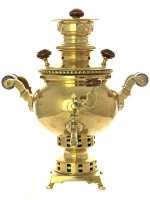 Самовар угольный 1 литр "шар" фабрика ТД Братьев Шемариных, арт. 433729