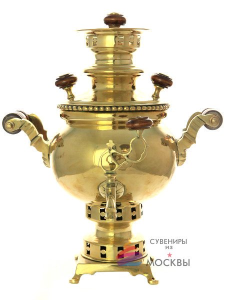 Самовар угольный 1 литр "шар" фабрика ТД Братьев Шемариных, арт. 433729