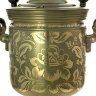 Самовар угольный 5 литров "цилиндр" с гравировкой "Цветы", арт. 210541